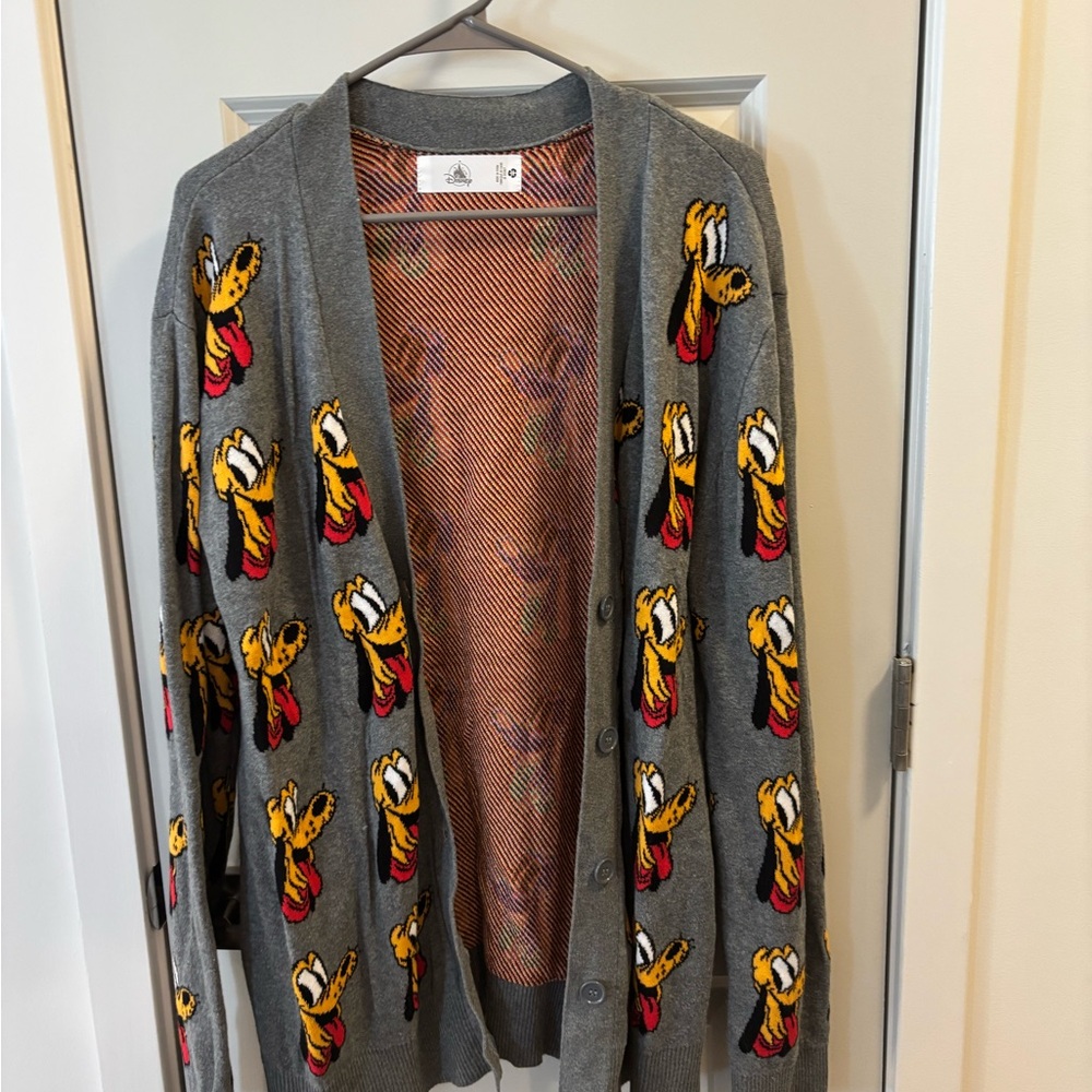 Disney Pluto Cardigan size Large